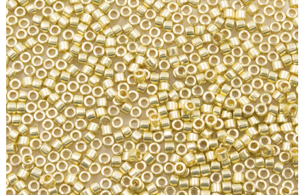 8grs Delica 11/0 Duracot Galv Yellow GOLD