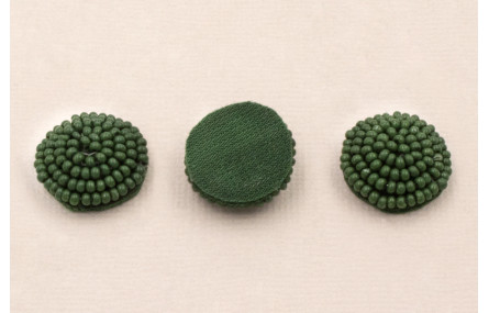 Disco de abalorio de 16mm Verde