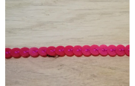 Tira de lentejuelas de 4mm Burdeos