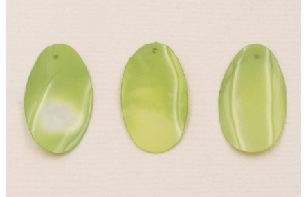 Lentejuela Ovalo 26*16mm Verde