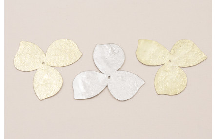 trébol Plata y Oro 35mm diámetro