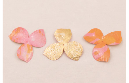 Trébol Oro y Rosa 35mm