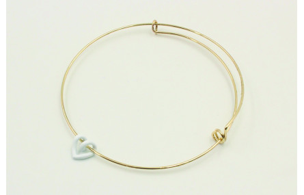 Pulsera acero inoxidable nudo corredizo con hueco 