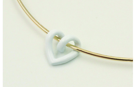 Pulsera acero inoxidable nudo corredizo con hueco 