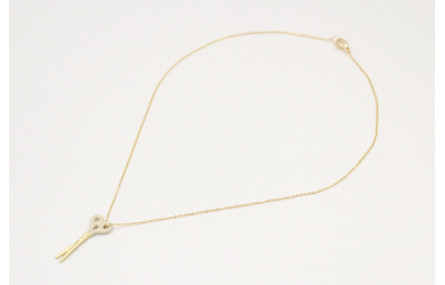 Solitario cadena acero inoxidable eslabón pequeño 