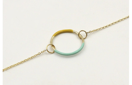 Pulsera de acero inoxidable con cadena de eslabón 