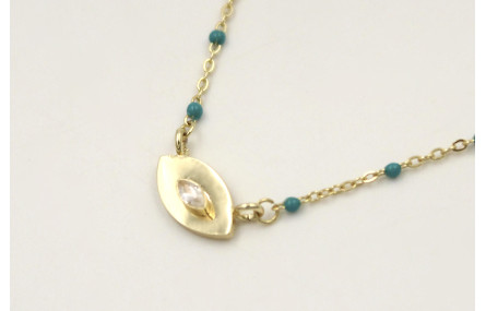 Solitario acero inoxidable cadena eslabón pequeño 