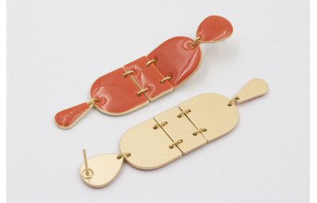 Pendientes perno gota, semi ovalo,rectangulos, lag