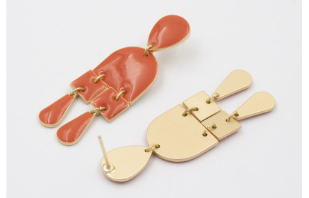 Pendientes perno gota, semi ovalo,cuadrados, lagri