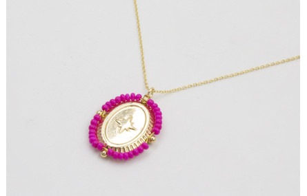 Collar acero inoxidable cadena eslabón pequeño con