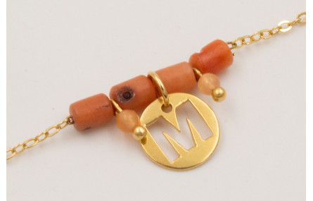 Pulsera cadena eslabón pequeño ORO-18K-3MICRAS co