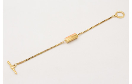 Pulsera ACERO INOX. Cadena eslabón cuadrado con tu