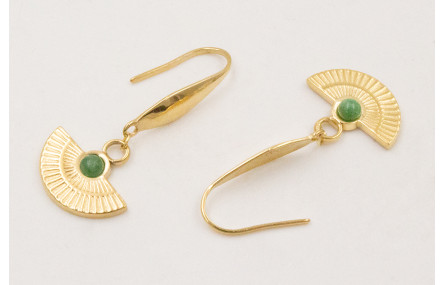 Pendientes ACERO INOX. Pendientes gota con colgant