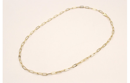 Collar completo eslabones 435*3,5mm  Oro 18K y 3M