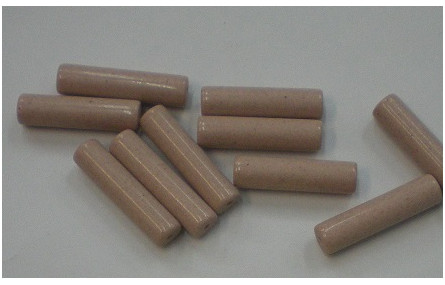 Tubo cristal Esmaltado 18*5mm Rosa viejo