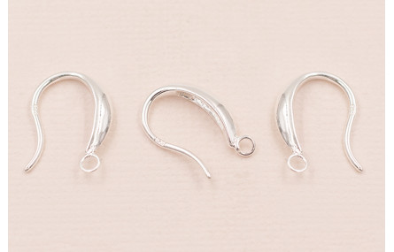 Gancho plata lágrima