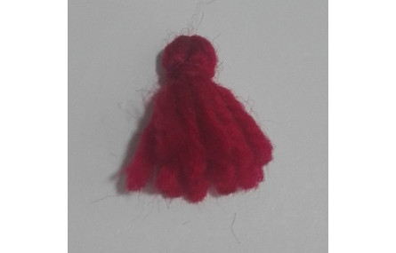 Pompon Lana 15mm Rojo