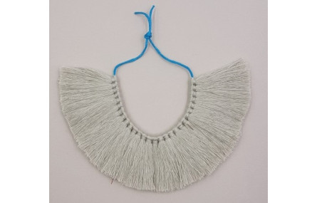 Tira de 25 pompones de 35mm*100mms Gris claro