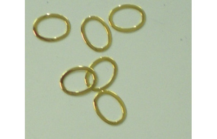 Aro Ovalado Dorado 14*10