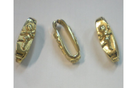 Arandela Ovalada 26*12mm  Oro