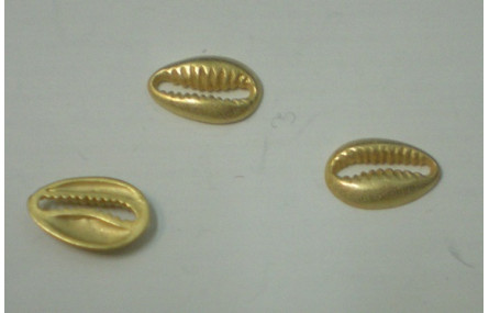 Pieza Conchita de Mar 10*8mm Oro Mate