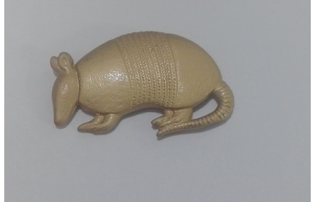 Oso Hormiguero 30*19mm oro mate