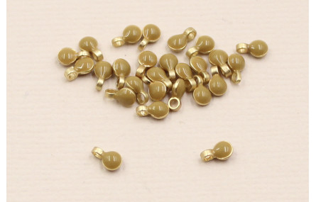 Disco de 3mm con esmalte Visón  con arandela