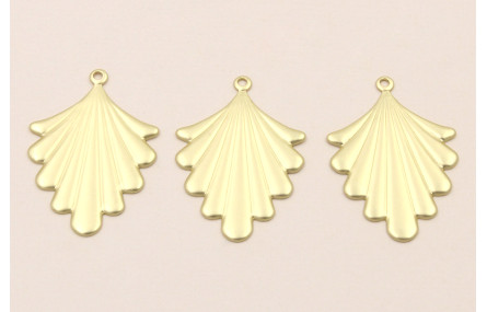 Colgante Palma Oro Mate de 31*22mm