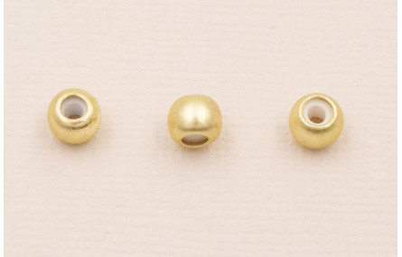 Bola de 6mm con freno se silicona Baño Oro