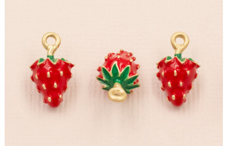 Colgante fresa Roja 15*7mm