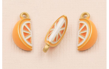 Colgante Gajo Naranja 13*7mm