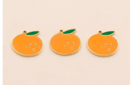 Colgante Melocoton Stainless Steel 316L  13*10mm