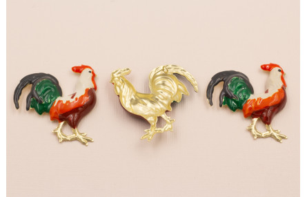 Colgante Gallina Esmaltada 45*45mm