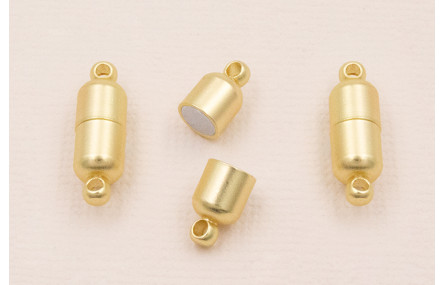 Cierre cilindro con Imán de 20*6mm Dorado Mate