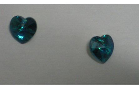 COLGANTE CORAZON 10,3x10 SWA blue zircon ab