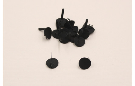 Perno Lámina ondulada negra 13mm diámetro