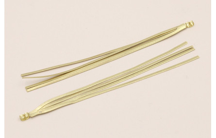Fleco tuerca de 4 Tiras de 2mm. 125mm Oro Mate