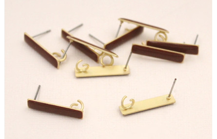 Listón de 20*4mm Esmalte Marrón