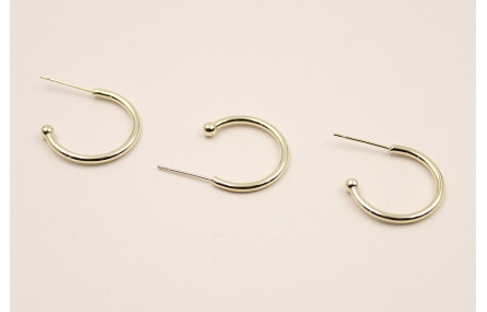 Stainless Steel: Semi Aro de 20mm Oro