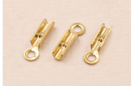 Terminal Acero inox. 316L 1mm Oro