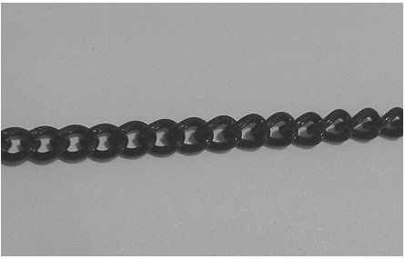 Cadena eslabones 2,2mm Negro