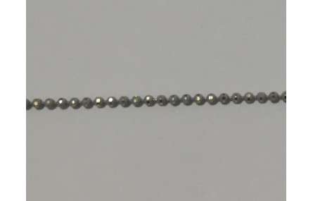 Cadena bolas 1,2mm dorado y Gris