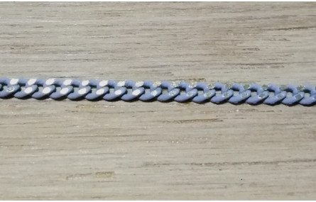 Cadena Eslabones 1*2mm Dorado y Gris