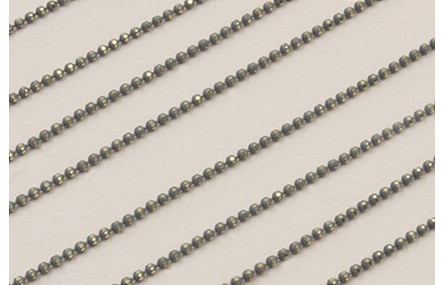 Cadena Facetadas opales 3*2mm