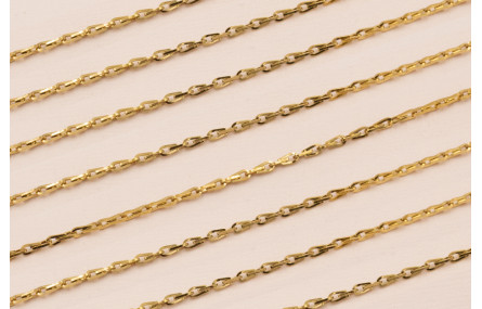 Cadena S.Steel 316L eslabón Gota 2mm grueso Dorado