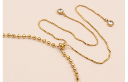 Collar Completo 72cm con regulador Stainless Steel