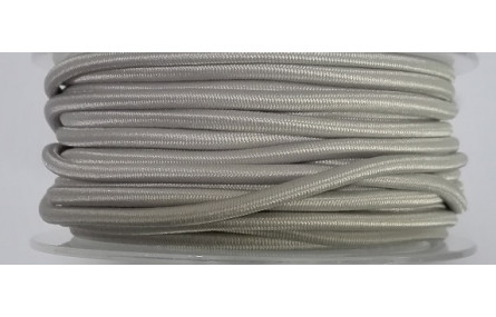 Cordón Goma Alta Calidad 3mm Gris-Beige