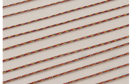 Micro Driza 0,9mm color Granate y Oro