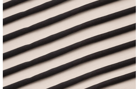 Cordón de SEDA 3mm relleno color Negro