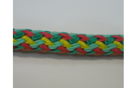 Cordón trenzado multicolor de 10mm Mezcla 4